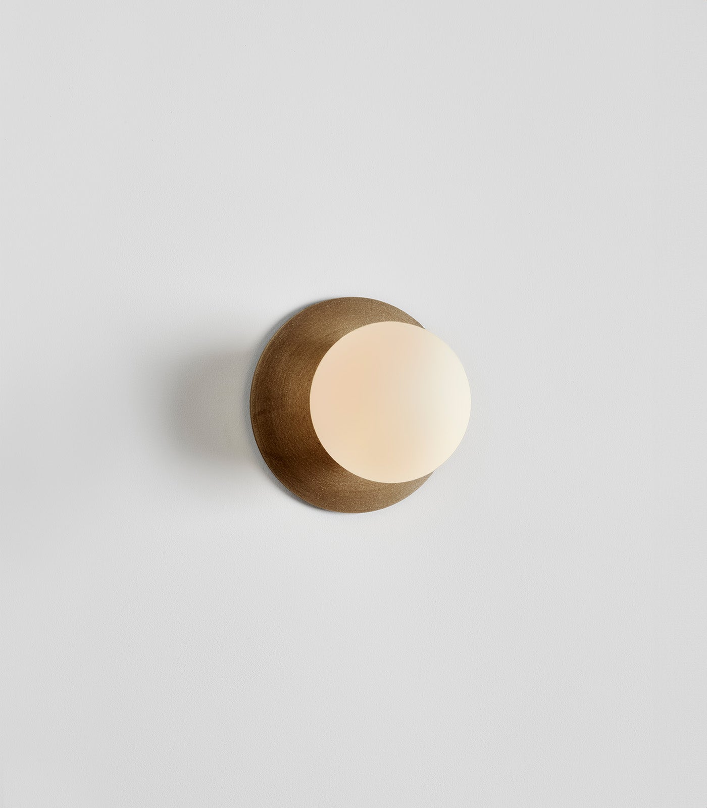 Orbit Brass Wall Light