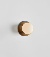 Orbit Brass Wall Light