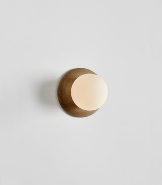 Orbit Brass Wall Light