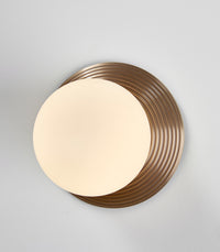 Orbit Brass Wall Light