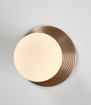 Orbit Brass Wall Light