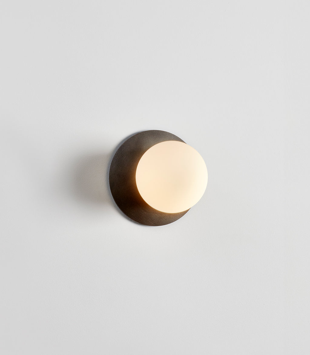Orbit Brass Wall Light