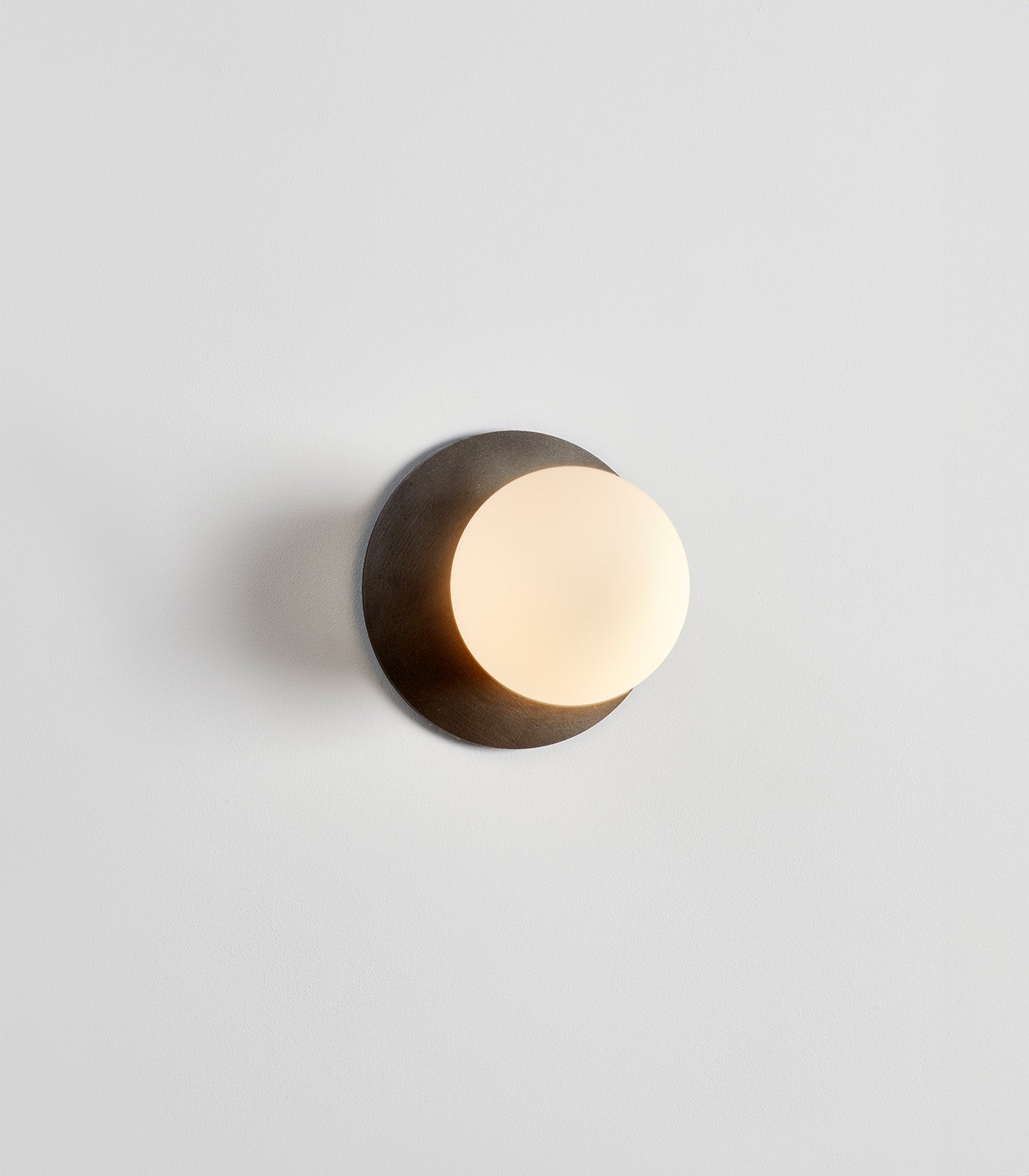 Orbit Brass Wall Light