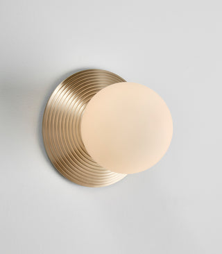 Orbit Brass Wall Light