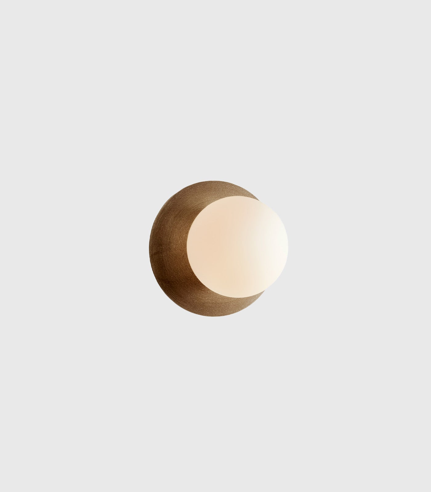 Orbit Brass Wall Light