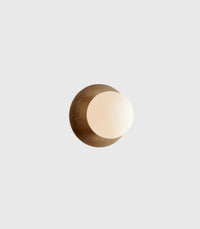 Orbit Brass Wall Light