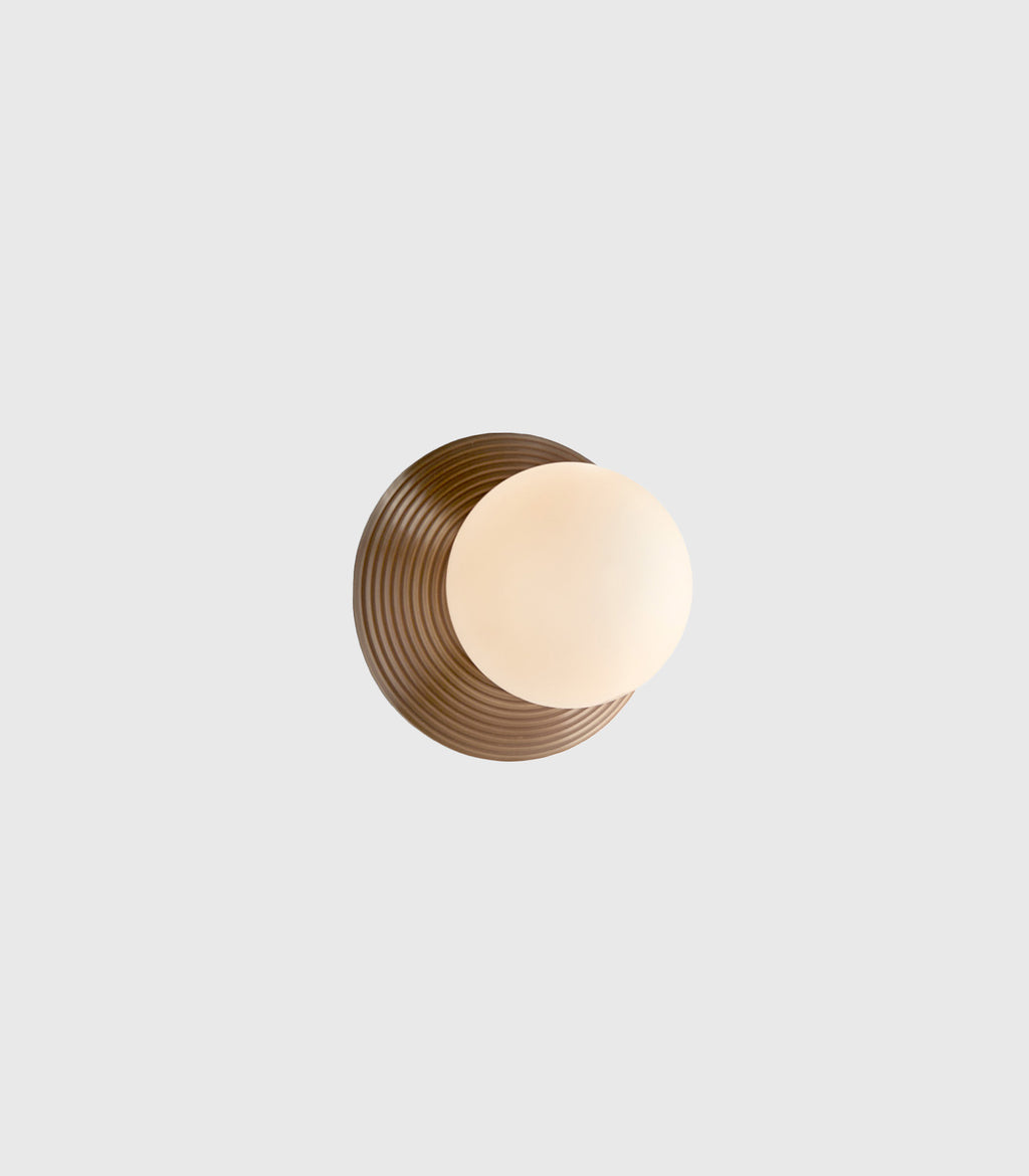 Orbit Brass Wall Light