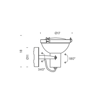 Projecteur Outdoor Wall/Ceiling Light