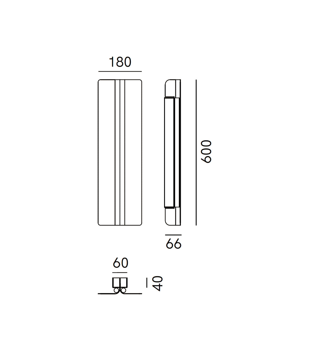 Split Long Wall Light