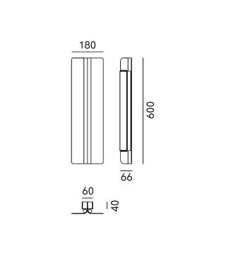 Split Long Wall Light
