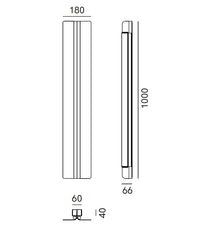 Split Long Wall Light