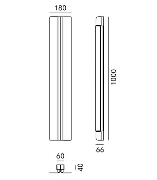 Split Long Wall Light