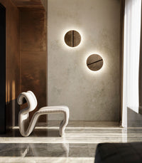 Split Round Wall Light