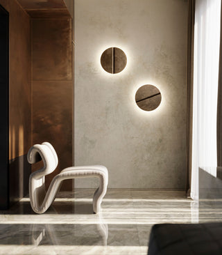 Split Round Wall Light