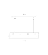 Frosted / 4 Light - Additional Image