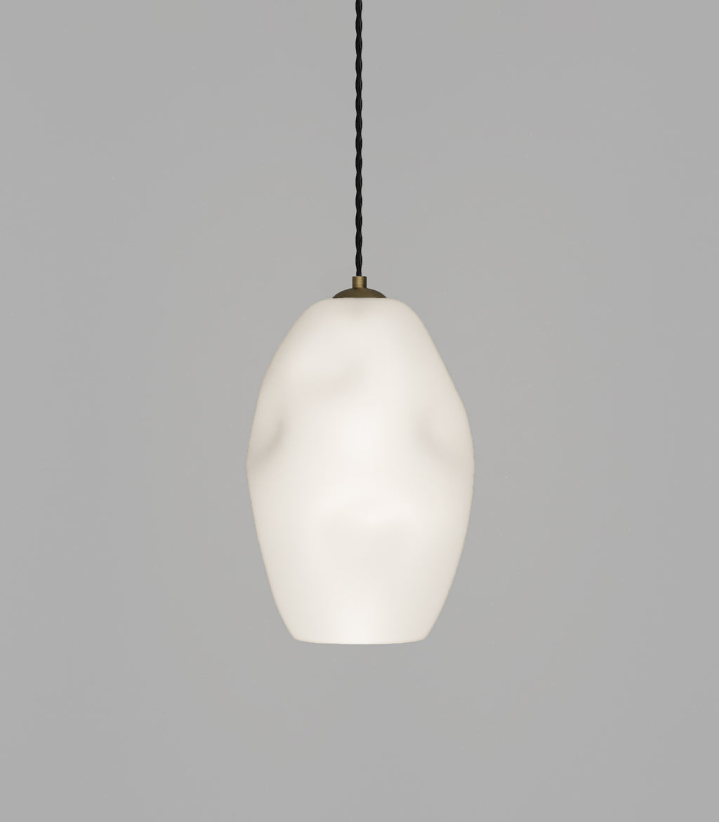 Organic White Pendant Light