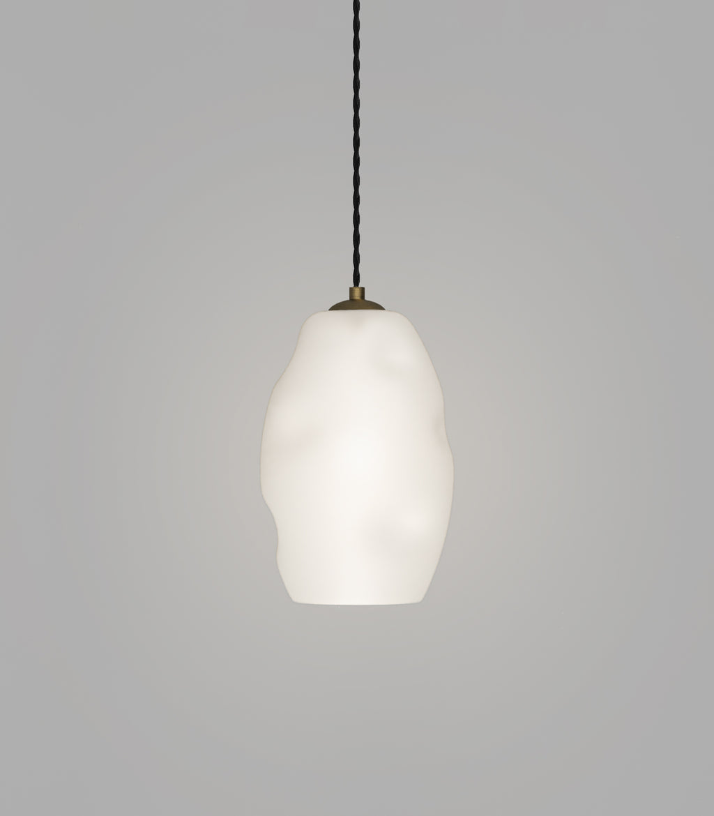 Organic White Pendant Light