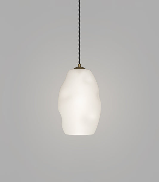 Organic White Pendant Light