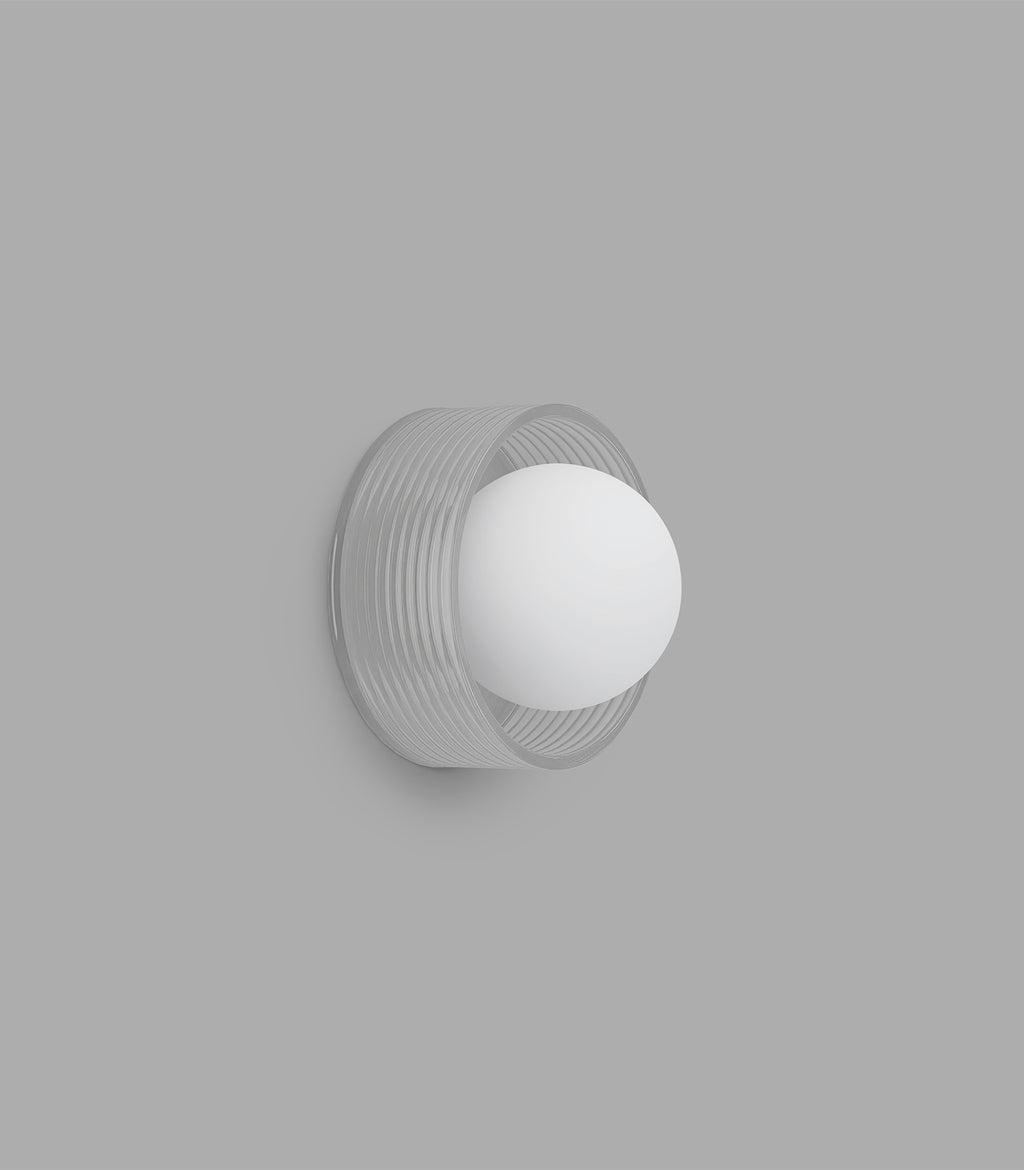 Orb Sur Ribbed Wall Light