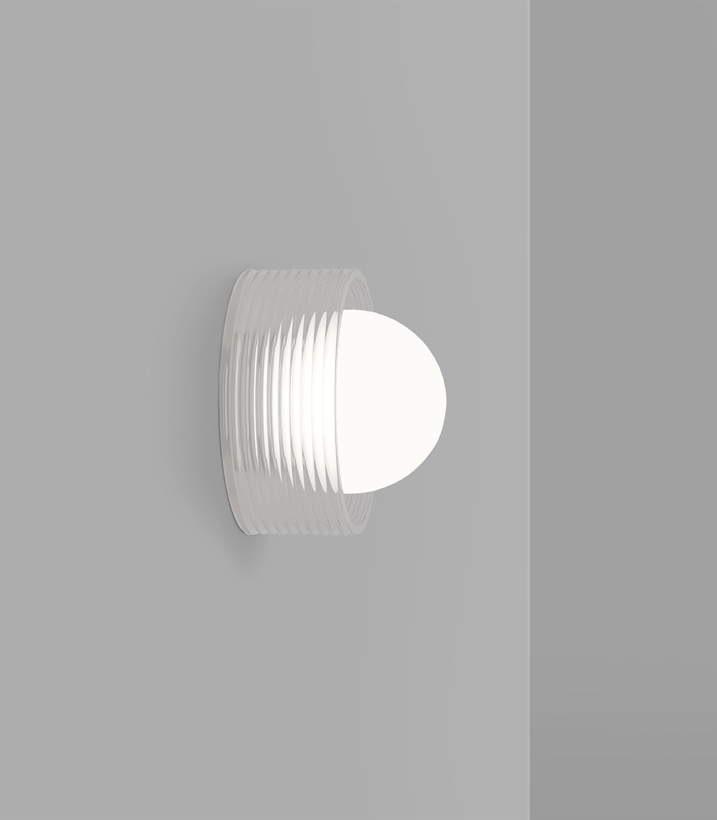 Orb Sur Ribbed Wall Light