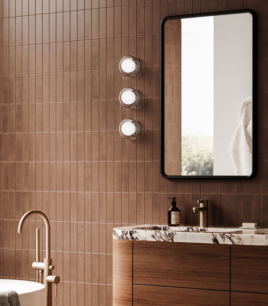 Orb Sur Ribbed Wall Light