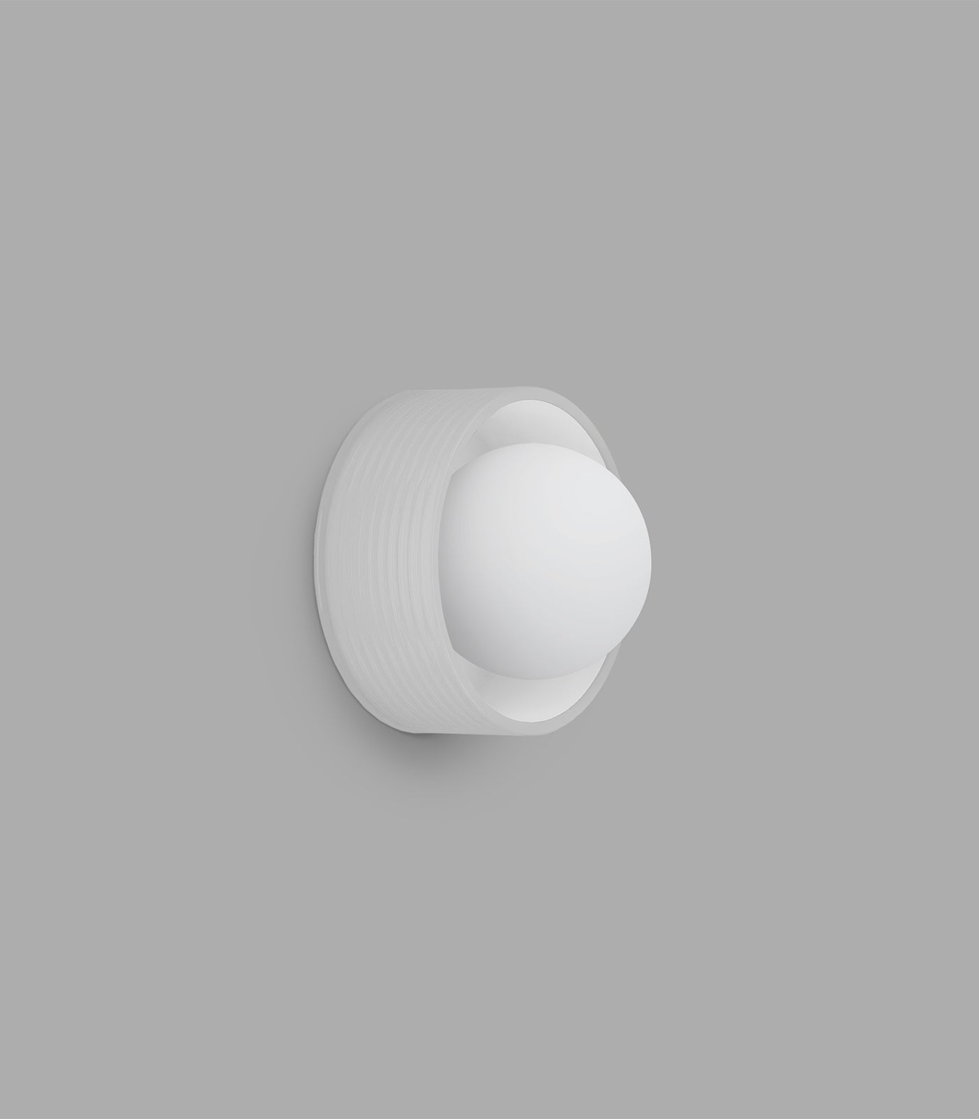 Orb Sur Ribbed Wall Light
