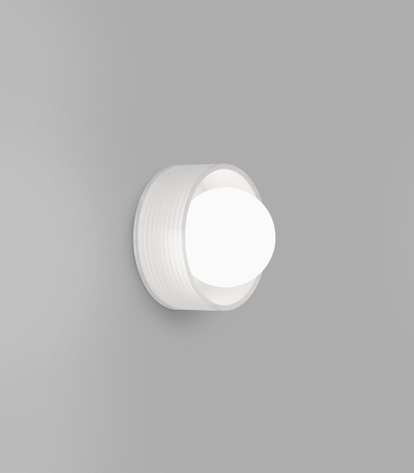 Orb Sur Ribbed Wall Light