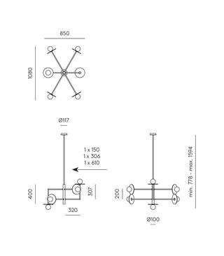Miro 6lt Pendant Light