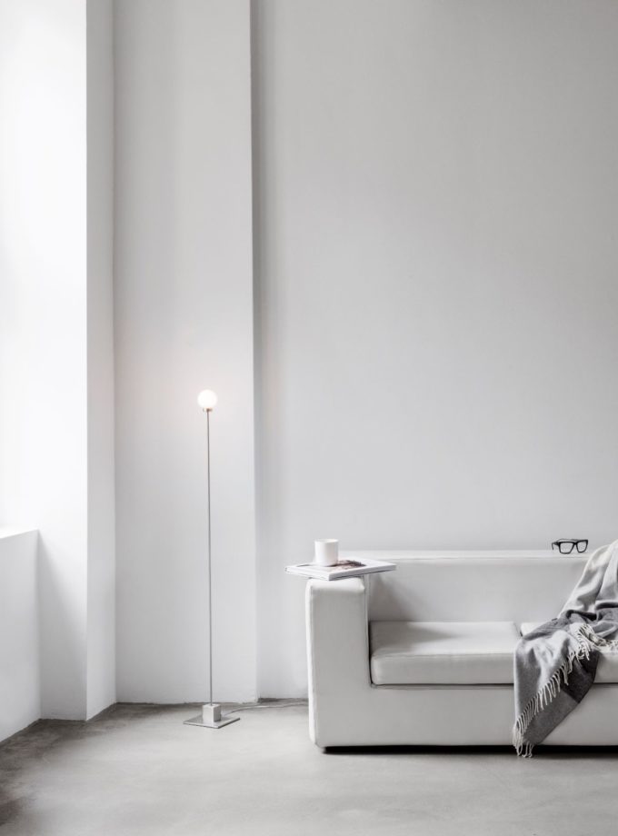 Snowball Floor Lamp by Northern