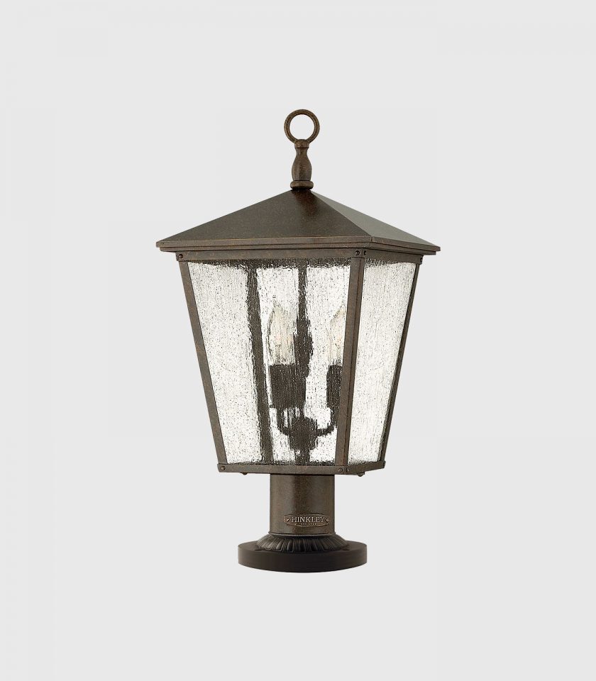 Trellis Pedestal Light by Elstead