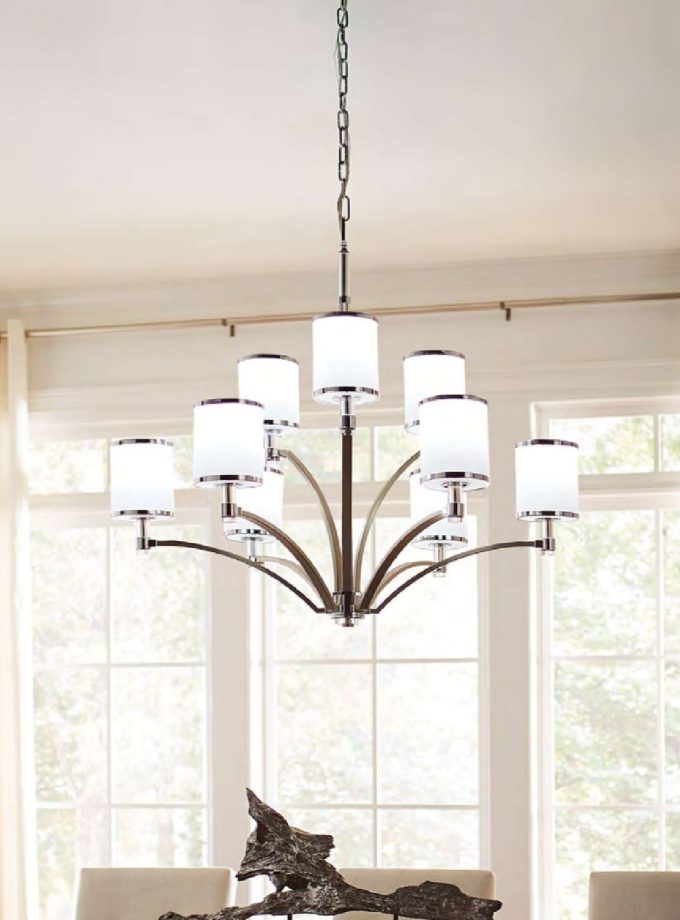 Prospect Park Chandelier by Elstead