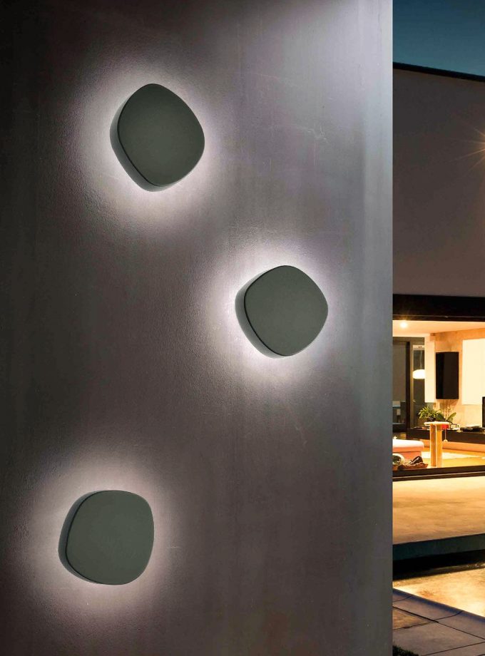 Ciottolo Outdoor Wall Light by Ai Lati