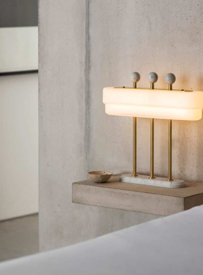 Spate Table Lamp by Bert Frank