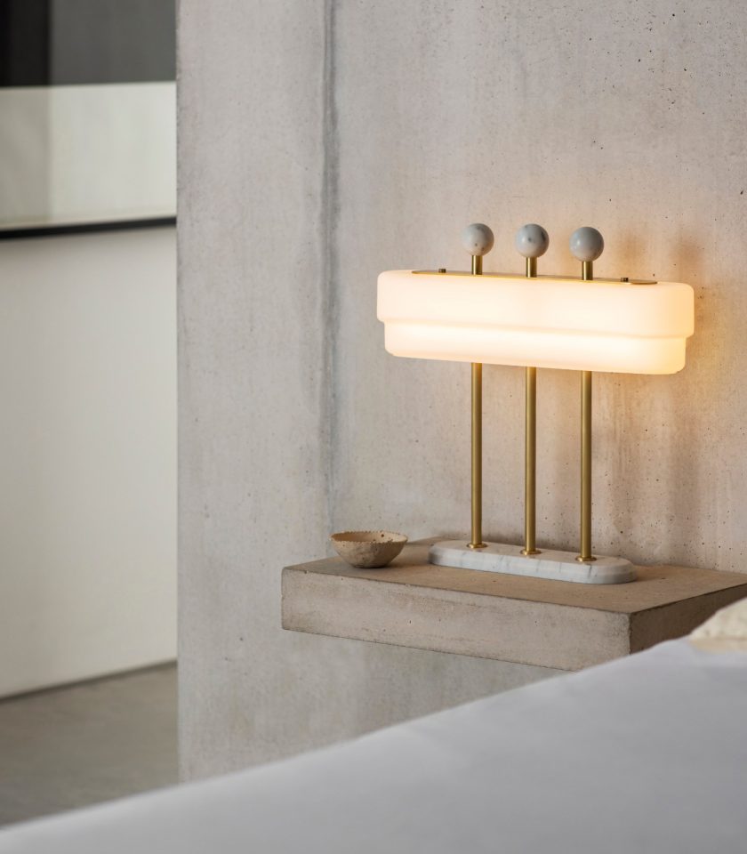 Spate Table Lamp by Bert Frank