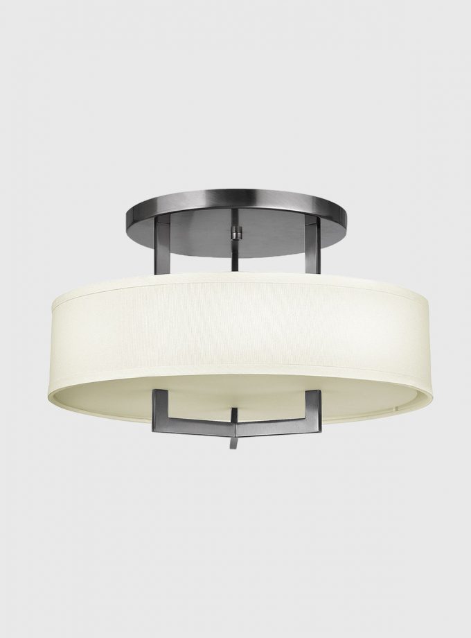 Hampton Semi-Flush Ceiling Light by Elstead