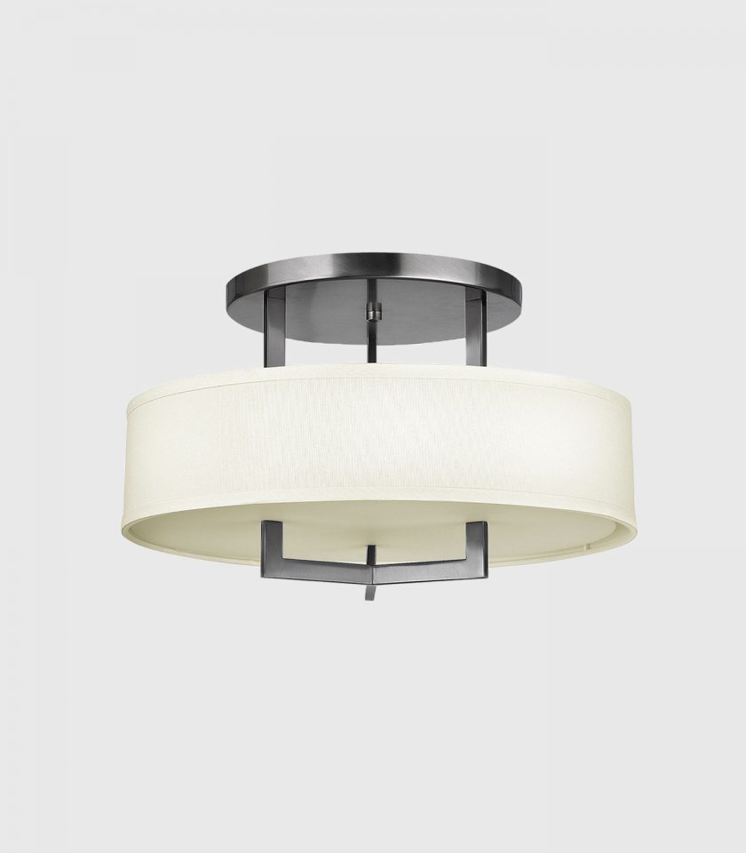 Hampton Semi-Flush Ceiling Light by Elstead