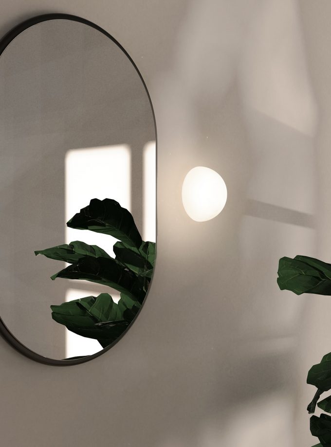 Orb Dome Mirror Wall Light by Lighting Republic