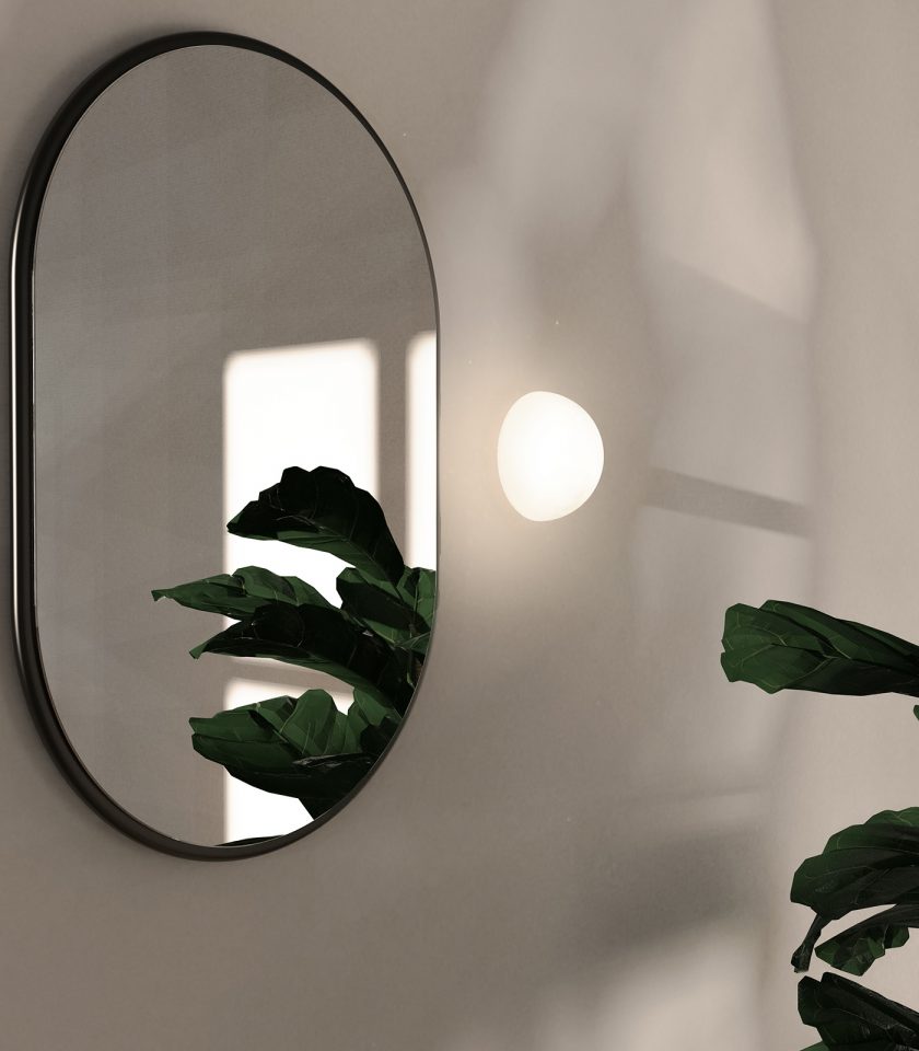 Orb Dome Mirror Wall Light by Lighting Republic