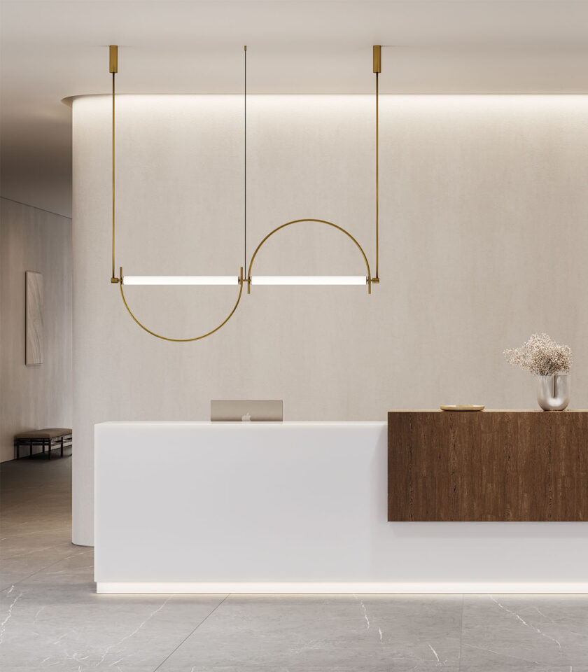 Arc Pendant Light by Aromas