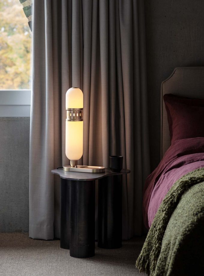 Occulo Side Table Lamp by Bert Frank