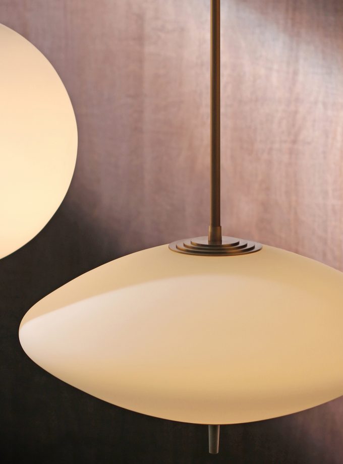 Nova Wide Pendant Light by J.Adams & Co.