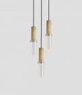 Flume Large 3lt Pendant Light by J.Adams & Co.