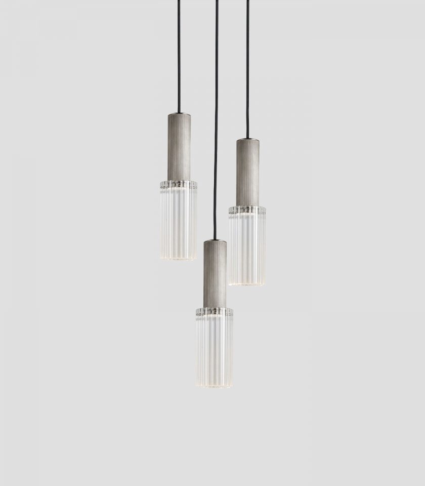 Flume Large 3lt Pendant Light by J.Adams & Co.