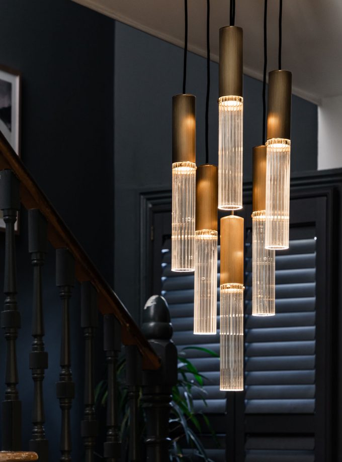 Flume 6lt Pendant Light by J.Adams & Co.