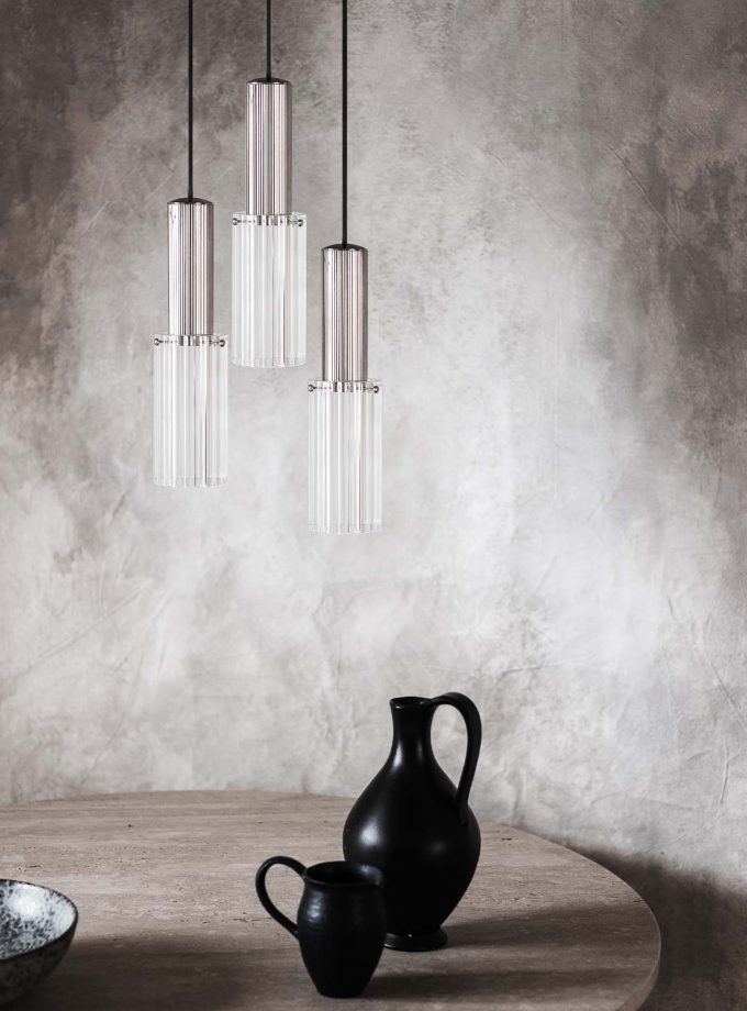 Flume Large 3lt Pendant Light by J.Adams & Co.