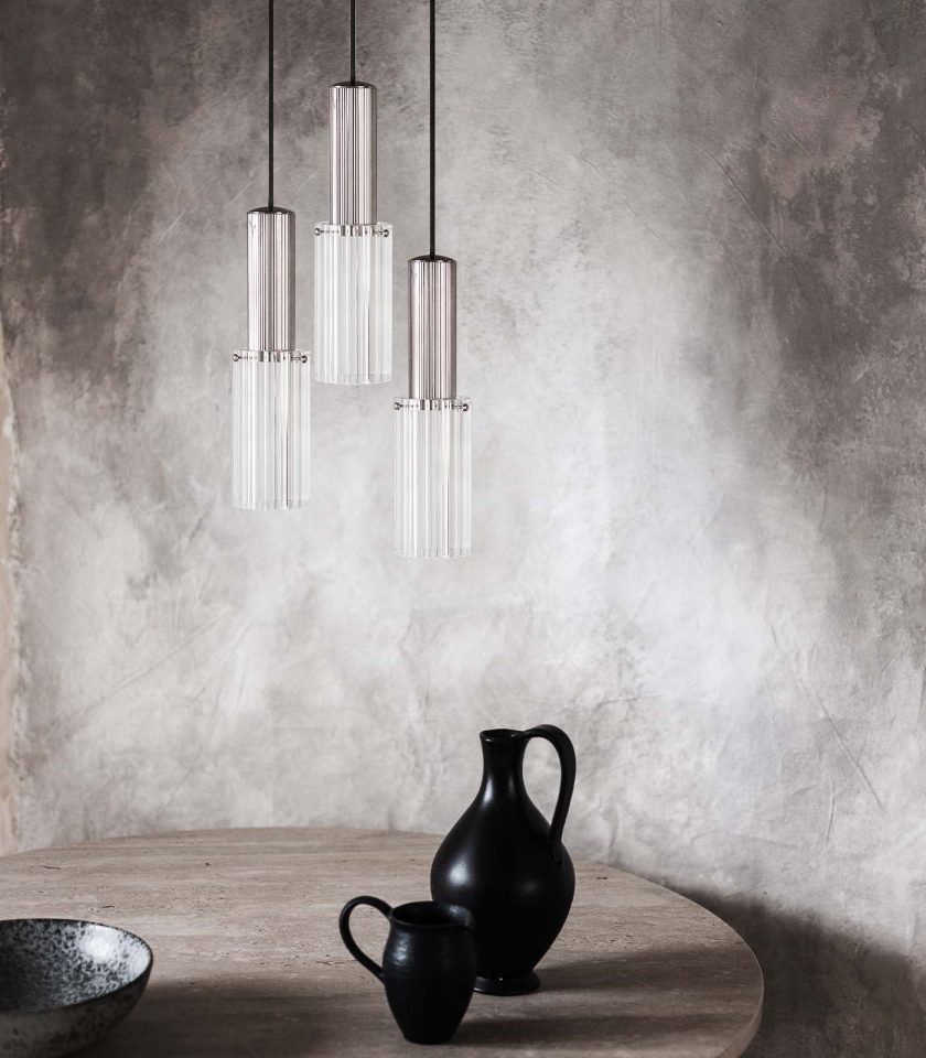 Flume Large 3lt Pendant Light by J.Adams & Co.