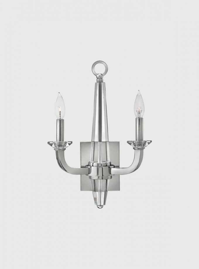 Ascher 2lt Wall Light by Quintiesse