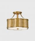 Chance 2lt Semi-Flush Ceiling Light by Quintiesse