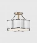 Chance 2lt Semi-Flush Ceiling Light by Quintiesse