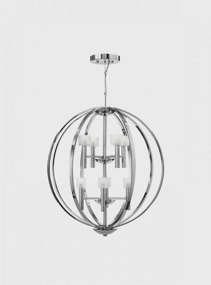 Mondo 8lt Chandelier by Quintiesse